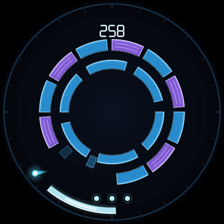 Orbit Breaker running on a round watch